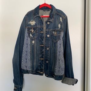 Abercrombie kids XL 16 denim Jean jacket, like new